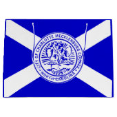 Stadsvlag van Charlotte (North Carolina) Groot Cadeauzakje (Voorkant)