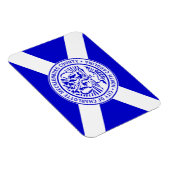 Stadsvlag van Charlotte (North Carolina) Magneet (Rechterzijde)