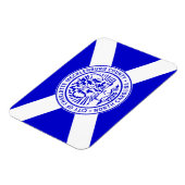 Stadsvlag van Charlotte (North Carolina) Magneet (Linkerzijde)