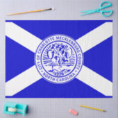 Stadsvlag van Charlotte (North Carolina) Tissuepapier (Craft)