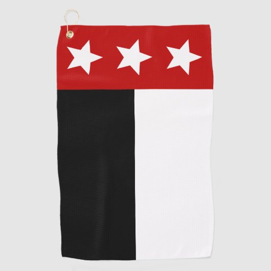 Stadsvlag van Laredo (Texas) Golfhanddoek (Voorkant)
