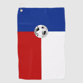 Stadsvlag van Lubbock (Texas) Golfhanddoek (Voorkant)