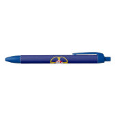 Stadsvlag van Omaha (Nebraska) Blauwe Inkt Pen (Bovenkant)