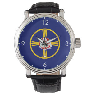 Stadsvlag van Omaha (Nebraska) Horloge