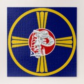 Stadsvlag van Omaha (Nebraska) Legpuzzel (Horizontaal)