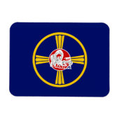 Stadsvlag van Omaha (Nebraska) Magneet (Horizontaal)