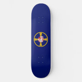 Stadsvlag van Omaha (Nebraska) Persoonlijk Skateboard (Voorkant)