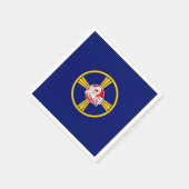 Stadsvlag van Omaha (Nebraska) Servet (Hoek)
