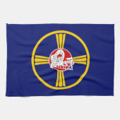 Stadsvlag van Omaha (Nebraska) Theedoek (Horizontaal)