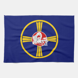Stadsvlag van Omaha (Nebraska) Theedoek