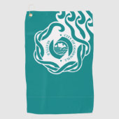 Stadsvlag van Seattle (Washington) Golfhanddoek (Voorkant)