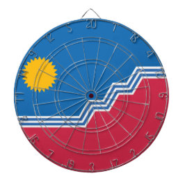 Stadsvlag van Sioux Herfsten (South Dakota) Dartbord