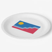 Stadsvlag van Sioux Herfsten (South Dakota) Papieren Bordje (Gekanteld)