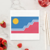 Stadsvlag van Sioux Herfsten (South Dakota) Servet (Insitu)