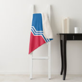 Stadsvlag van Sioux Herfsten (South Dakota) Sherpa Deken (In situ)