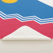 Stadsvlag van Sioux Herfsten (South Dakota) Sherpa Deken (3/4)