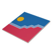 Stadsvlag van Sioux Herfsten (South Dakota) Tegeltje (Zijkant)