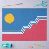 Stadsvlag van Sioux Herfsten (South Dakota) Tissuepapier (Craft)