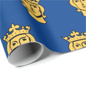 Stadsvlag Zweden symbool Cadeaupapier (Rol Hoek)