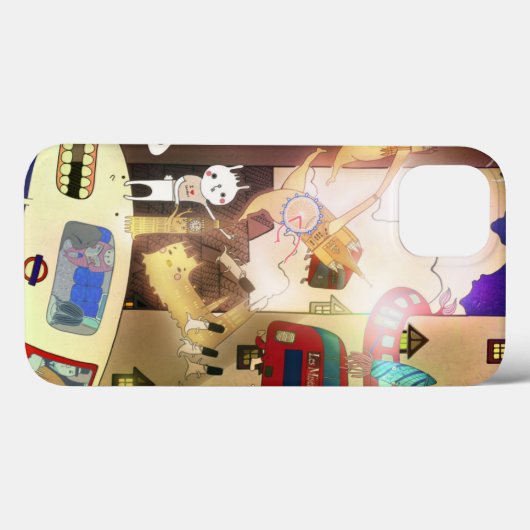 Stadsvlucht 2013 Case-Mate iPhone case (Achterkant (horizontaal))