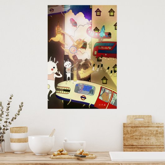 Stadsvlucht 2013 poster (Keuken)