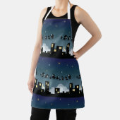 Stadsvogels op een luchthemel schort (Insitu)