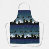 Stadsvogels op een luchthemel schort (Voorkant)