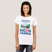 Stadsvrouw voor de voorstad Biden-Harris T-shirt (Voorkant volledig)