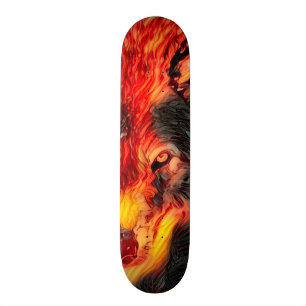 Stadsvuurwolf Way Aangepaste artitisan Pro Board Persoonlijk Skateboard