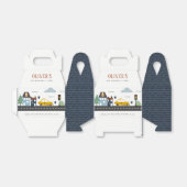 Stadswagen Kinder autoweg Elke dag van de avond Bedankdoosjes (Uitgevouwen)