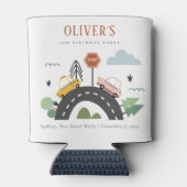 Stadswagen Kinder autoweg Elke dag van de avond Blikjeskoeler (Achterkant)