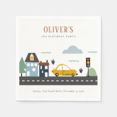 Stadswagen Kinder autoweg Elke dag van de avond Servet (Voorkant)