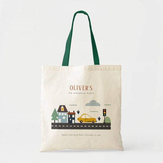 Stadswagen Kinder autoweg Elke dag van de avond Tote Bag (Voorkant)