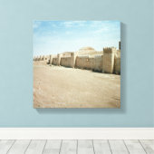 Stadswanden Canvas Afdruk (Insitu (Houten vloer))