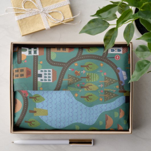 Stadswegen Tissuepapier (Geschenk)