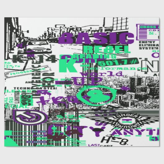 Stadswerkpapier Cadeaupapier (Vlak)