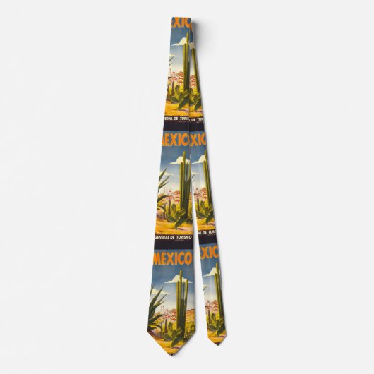 Stadswoestijn in Mexico Stropdas (Voorkant)