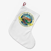 Stadszegel El Monte (Californië) Grote Kerstsok (Voorkant (Hangend))