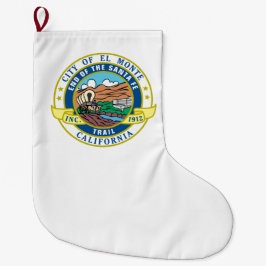 Stadszegel El Monte (Californië) Grote Kerstsok