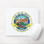 Stadszegel El Monte (Californië) Muismat (Met muis)