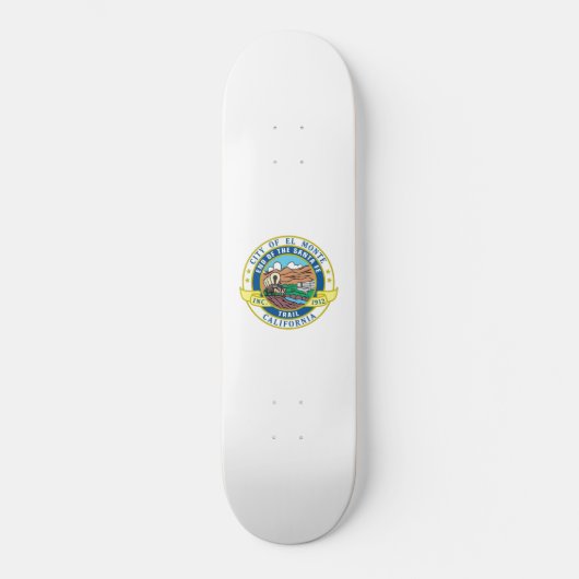 Stadszegel El Monte (Californië) Persoonlijk Skateboard (Voorkant)