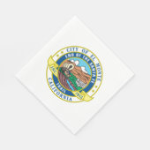 Stadszegel El Monte (Californië) Servet (Hoek)