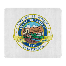 Stadszegel El Monte (Californië) Snijplank