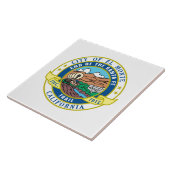 Stadszegel El Monte (Californië) Tegeltje (Zijkant)