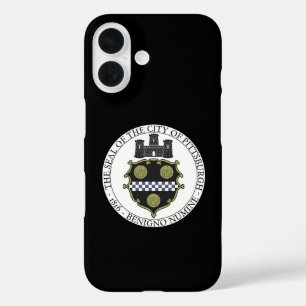Stadszegel in Pittsburgh iPhone 16 Hoesje