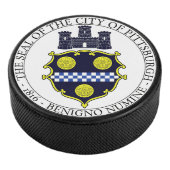 Stadszegel in Pittsburgh Hockey Puck (3/4)
