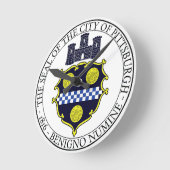 Stadszegel in Pittsburgh Ronde Klok (Hoek)