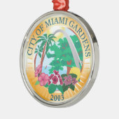 Stadszegel Miami Gardens (Florida) Metalen Ornament (Links)