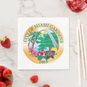 Stadszegel Miami Gardens (Florida) Servet (Insitu)