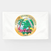 Stadszegel Miami Gardens (Florida) Spandoek (Horizontaal)